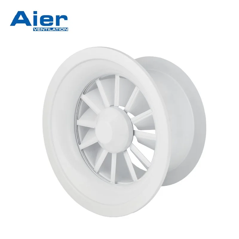Ayarlanabilir bıçaklı girdap yuvarlak difüzör (SRD-B)